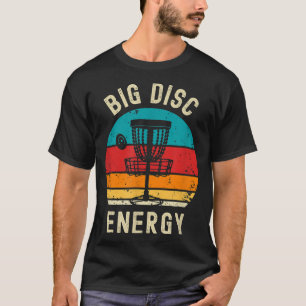 Camiseta Funny Disk Golf Big Disk Energy Frisbee Golfer Gif