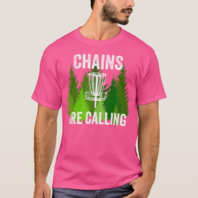 Camiseta Funny Disk Golf Chains llama a Folf Frolf (Anverso)