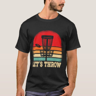 Camiseta Funny Disk Golf Player permite lanzar Disk Golfer