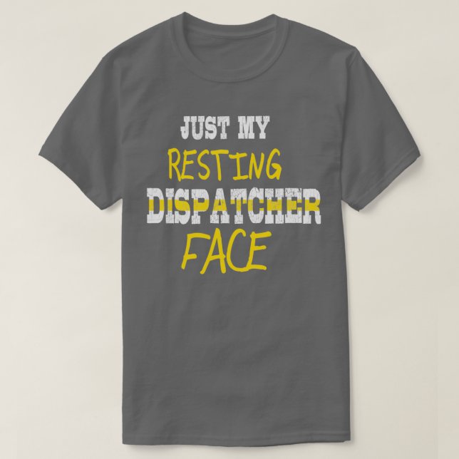 Camiseta Funny Dispatcher Cita Sólo Mi Desastre (Diseño del anverso)