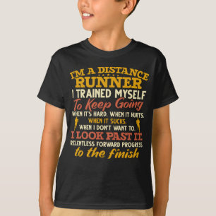 Camiseta Funny Distance Runner Cita Atleta En Ejecución