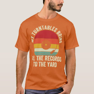 Camiseta Funny DJ Turntable Design Disc Jockey