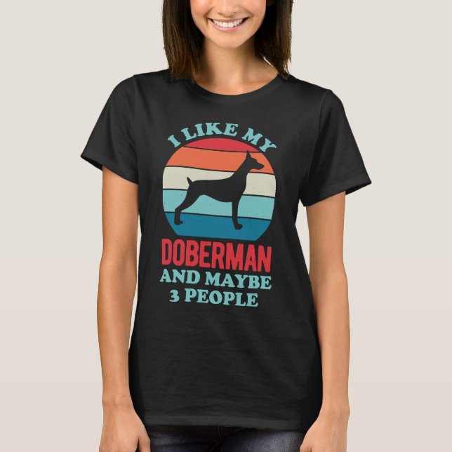 Camiseta Funny Doberman 207 (Anverso)