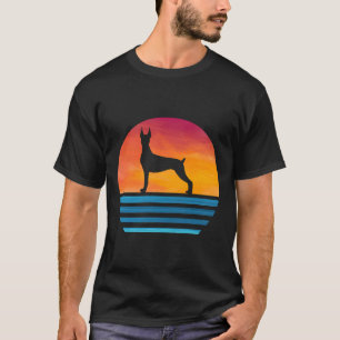 Camiseta Funny Doberman Mom Dog Lover Vintage Silhouette Do