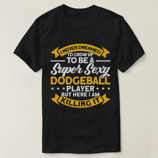 Camiseta Funny Dodgeball Player 2 (Diseño del anverso)