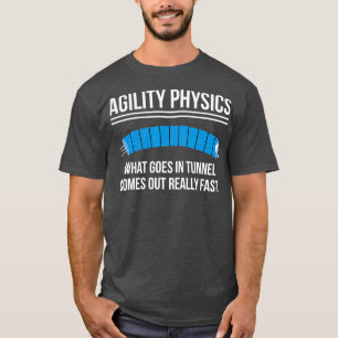 Camiseta Funny Dog Agility Physics Definition Trainer