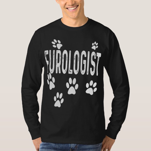 Camiseta Funny Dog Groomer Cat Lover Vet Tec (Anverso)