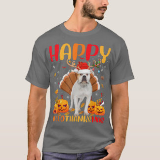 Camiseta Funny Dog Lover Happy American Bulldog HelloThanks