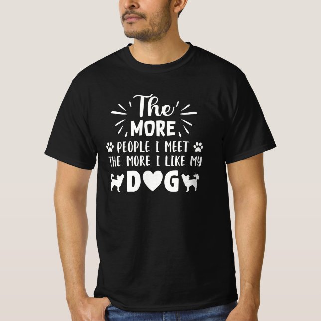 Camiseta funny dog lovers quote gift (Anverso)
