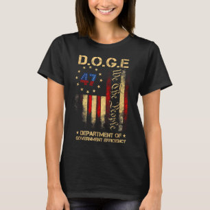 Camiseta Funny Doge Departamento De Eficiencia Gubernamenta