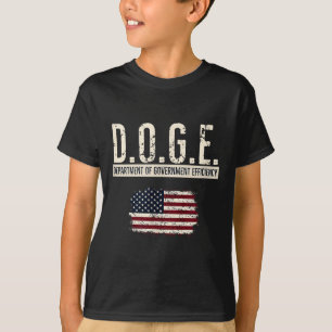 Camiseta Funny Doge Departamento De Eficiencia Gubernamenta