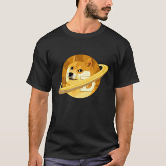 Camiseta Funny Dogecoin Planet Design