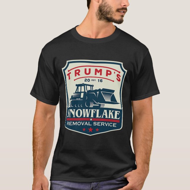 Camiseta Funny Donald Trum, el servicio de retransmisión de (Anverso)