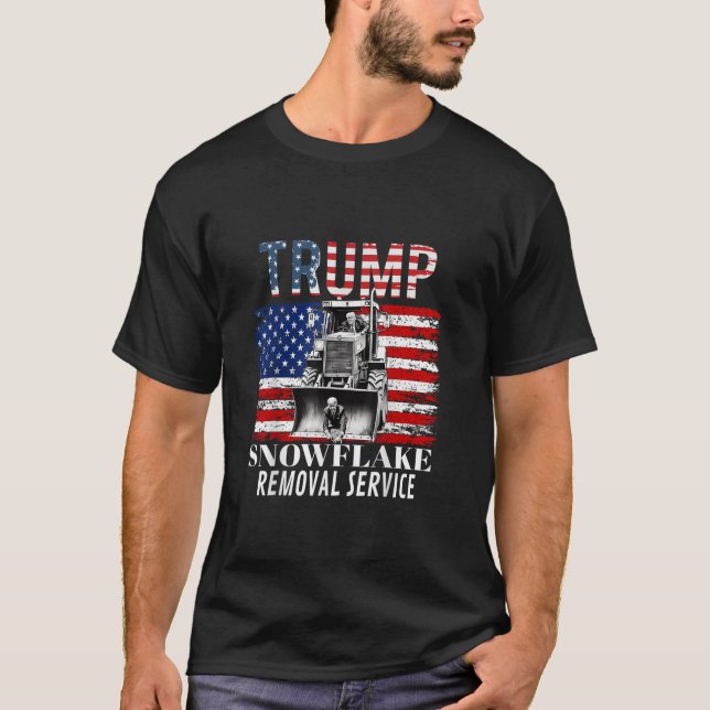 Camiseta Funny Donald Trump, el servicio de remoción del co (Anverso)