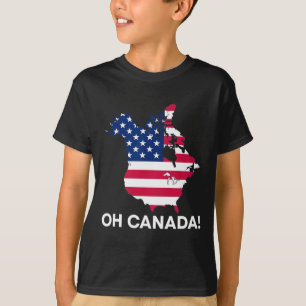 Camiseta Funny Donald Trump Oh Canadá 51st State USA Americ