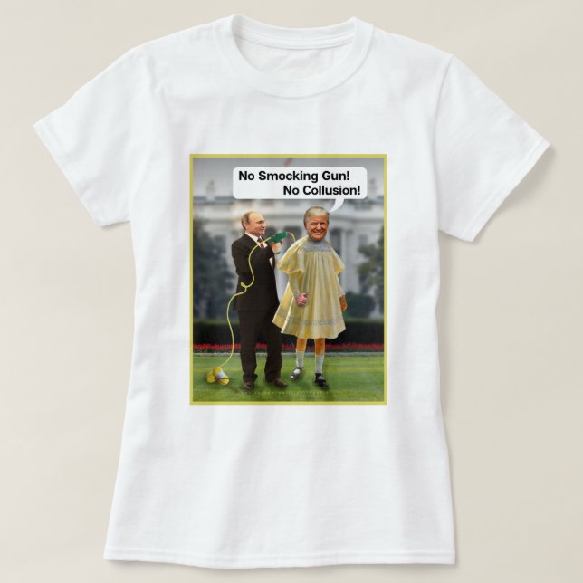 Camiseta Funny Donald Trump Putin fuma el Chiste de las arm (Diseño del anverso)