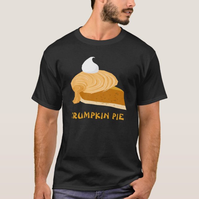 Camiseta Funny Donald Trump Trumpkin Pie (Anverso)