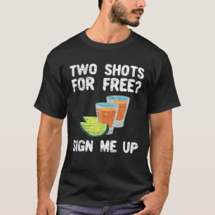 Camiseta Funny Don't Worry I've Got Both My Shots Vaccinati