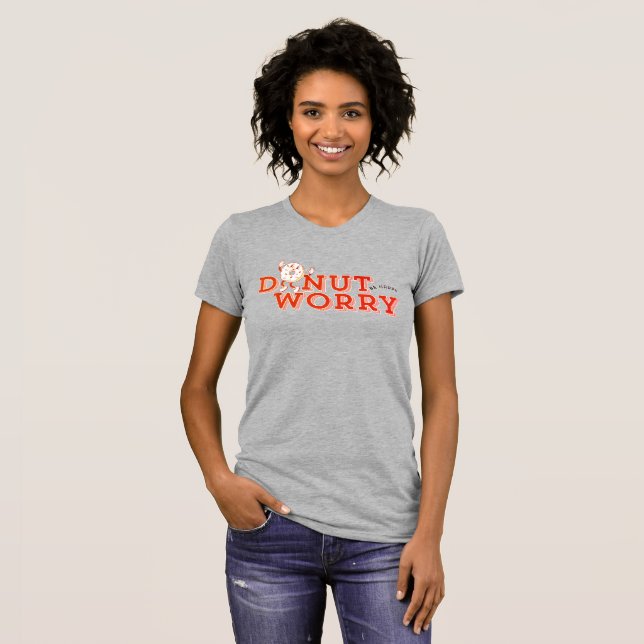 Camiseta Funny Donut Worry tee (Anverso completo)