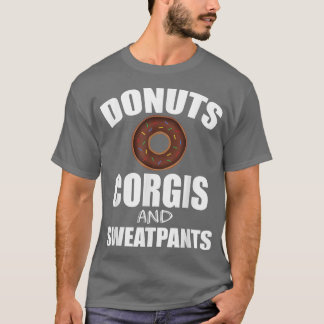 Camiseta FUNNY DONUTS CORGIS SWEATPANTSDog Lovers Gift 
