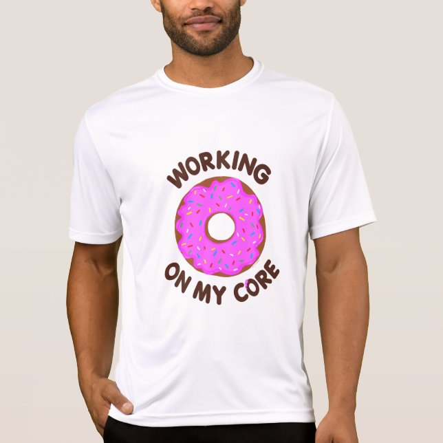 Camiseta Funny Doughnut Workout (Anverso)