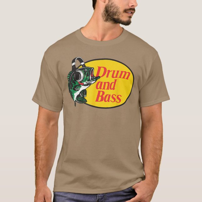 Camiseta Funny Drum and Bass for Music Lovers funny friends (Anverso)