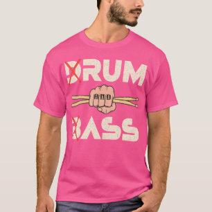 Camiseta Funny Drum Bass Rum B-Ass Lovers