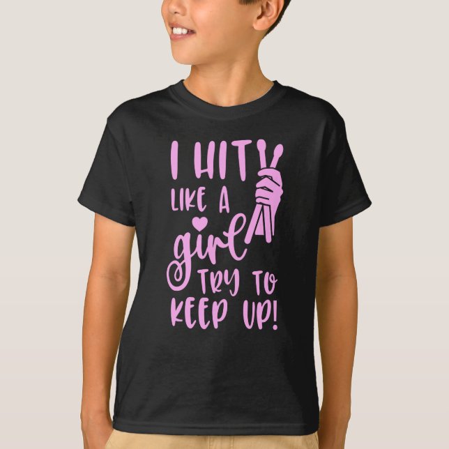 Camiseta Funny Drummer Chica (Anverso)