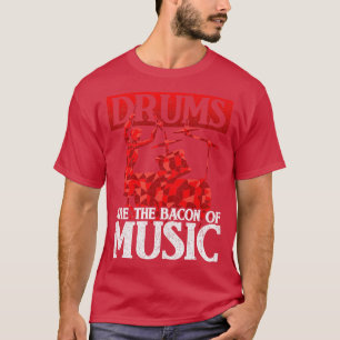 Camiseta Funny Drummer Gift Músico Cita tambores