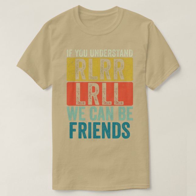 Camiseta Funny Drummer Paradiddle Retro Drumming Set1 (Diseño del anverso)