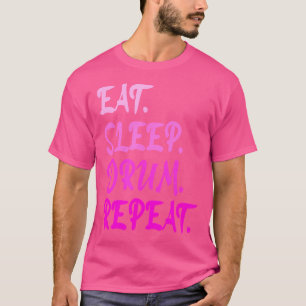 Camiseta Funny Drummer Percussionista tambor tartamudo tamb