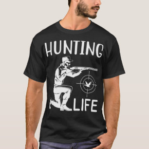 Camiseta Funny Duck Hunter Black mascota
