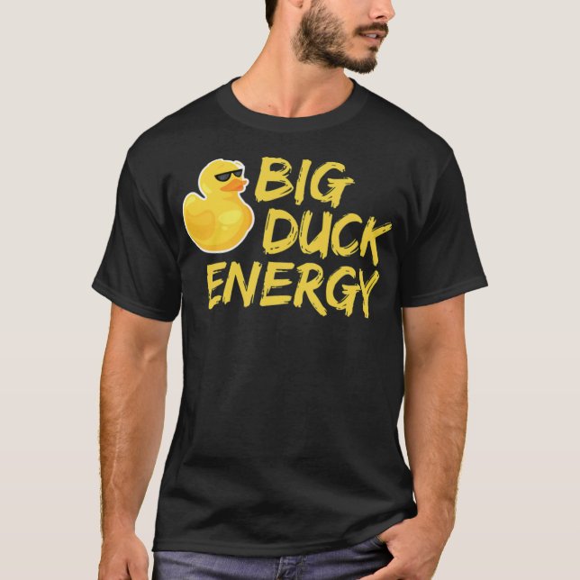 Camiseta Funny Duck Meme Duck Pun Duck laboratorio de choco (Anverso)