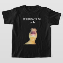 Camiseta Funny Duck Meme – “Welcome to My Crib” Cute Animal