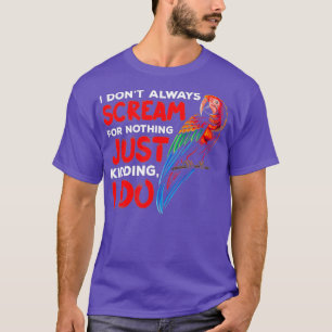 Camiseta Funny Dueño De Aves Cita Voz Alta