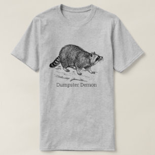 Camiseta Funny DUMPSTER DEMON Raccoon
