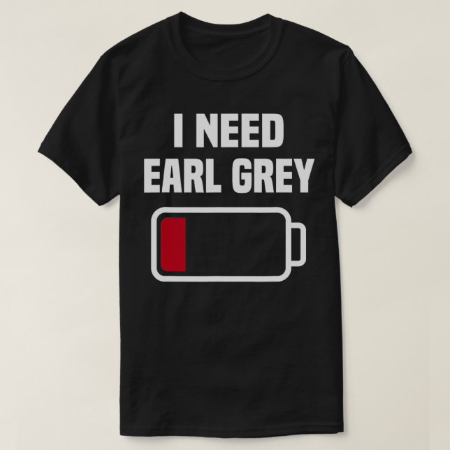 Camiseta Funny Earl Gray Tea Lover Set Lover Bebe Bl (Diseño del anverso)