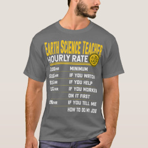 Camiseta Funny Earth Science Geology Meteorology Teacher Ho
