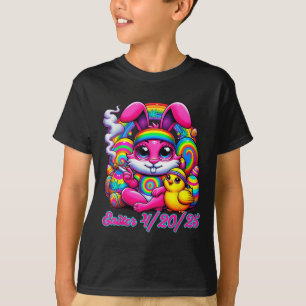 Camiseta Funny Easter Bunny Chick Smoking