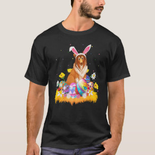 Camiseta Funny Easter Egg Shetland Sheepdog Easter Sunday