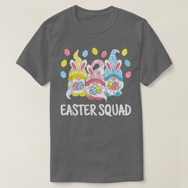 Camiseta Funny Easter Squad Gnomes Happy Easter Egny G (Diseño del anverso)