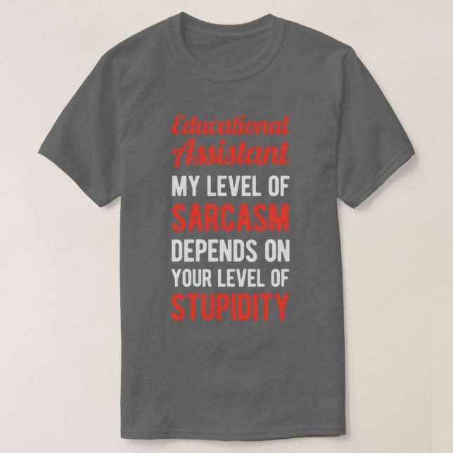 Camiseta Funny Educational Assistant 1 (Diseño del anverso)