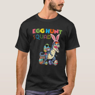 Camiseta Funny Egg Hunt Squad Easter Bunny Dinosaur Matchin