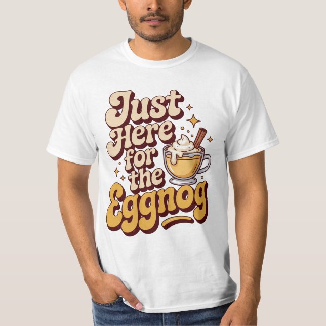 Camiseta Funny Eggnog Christmas Party Tee (Anverso)