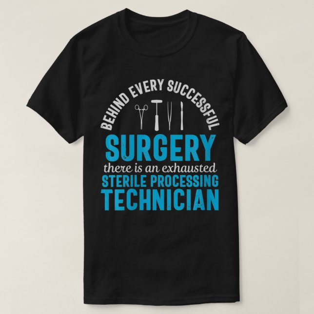 Camiseta Funny Ehauste, Técnico De Procesamiento Estéril Pa (Diseño del anverso)