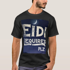 Camiseta Funny Eidi exigió a Eid Mubarak TShirt