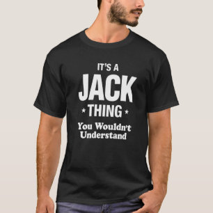 Camiseta Funny el apellido Jack Thing