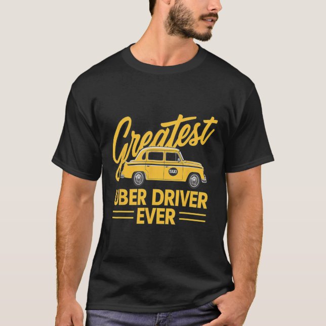Camiseta Funny el controlador de Uber para siempre (Anverso)