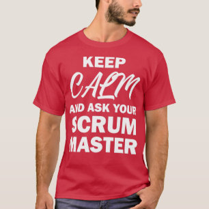 Camiseta Funny el equipo de desarrollo de software Scrum Ma