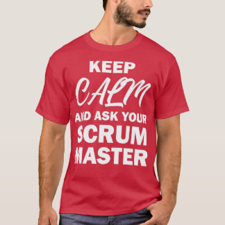 Camiseta Funny el equipo de desarrollo de software Scrum Ma